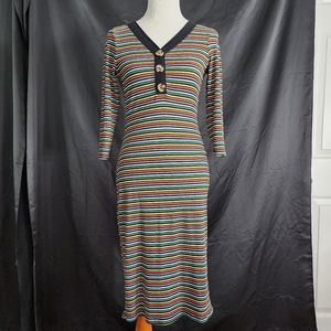 Striped Bodycon Dress